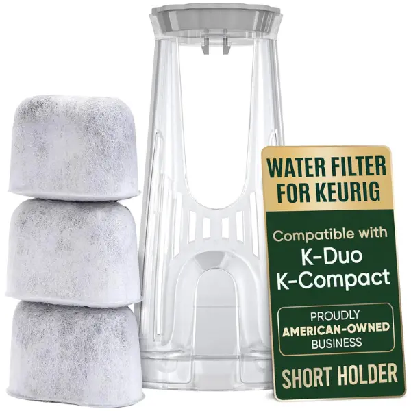 PUREHQ Keurig Starter Kit Replacement for Keurig 2.0 K200, K250, K35, K-Duo and K-Compact Coffee Makers Includes Filter Holder and 3 Pack of Water Filters