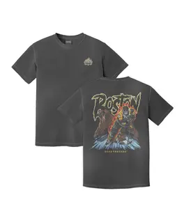 Boston Hockey 3 Skull Graphic Sport Tee, Double-Sided Print, Northern Ice Battle Style