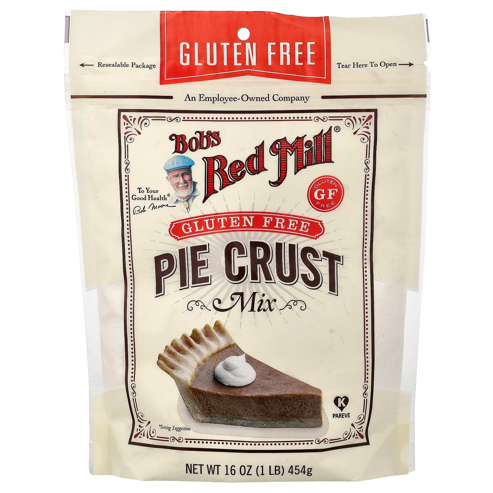 Bob's Red Mill Gluten Free Pie Crust Mix, 16 oz (454 g)