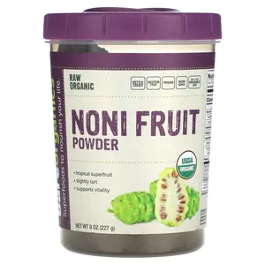 BareOrganics Raw Organic Noni Fruit Powder, 8 oz (227 g)