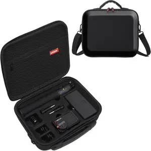 Carry Bag for Dji Osmo Action 4/5 Pro Camera, PU Storage Protector Case, Adventure Combo Accessories, Protective PU Storage Accessory