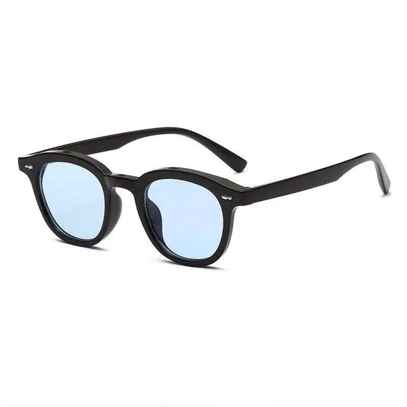 Chic UV400 Small Round Sunglasses - Trendy Fashion Shades for Eye Protection