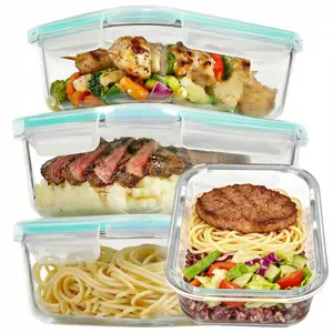 【AREL】4-Piece Glass Food Storage Container Set