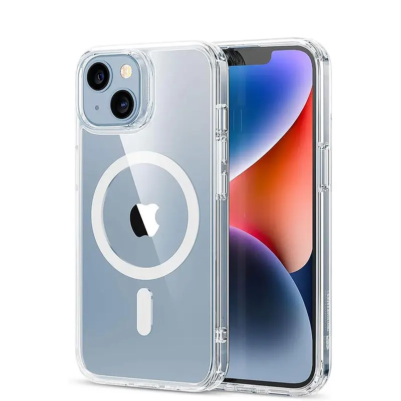 Clear Phone Cases for iPhone 17/16/16E/15/14 Plus Case/iPhone 13/12/11 pro max/X/XS/XSmax Case, Compatible with MagSafe, Shockproof Military-Grade Protection, Magnetic Phone Case, Classic Hybrid Case, for iPhone 17 Pro max, Accessories, Smartphone