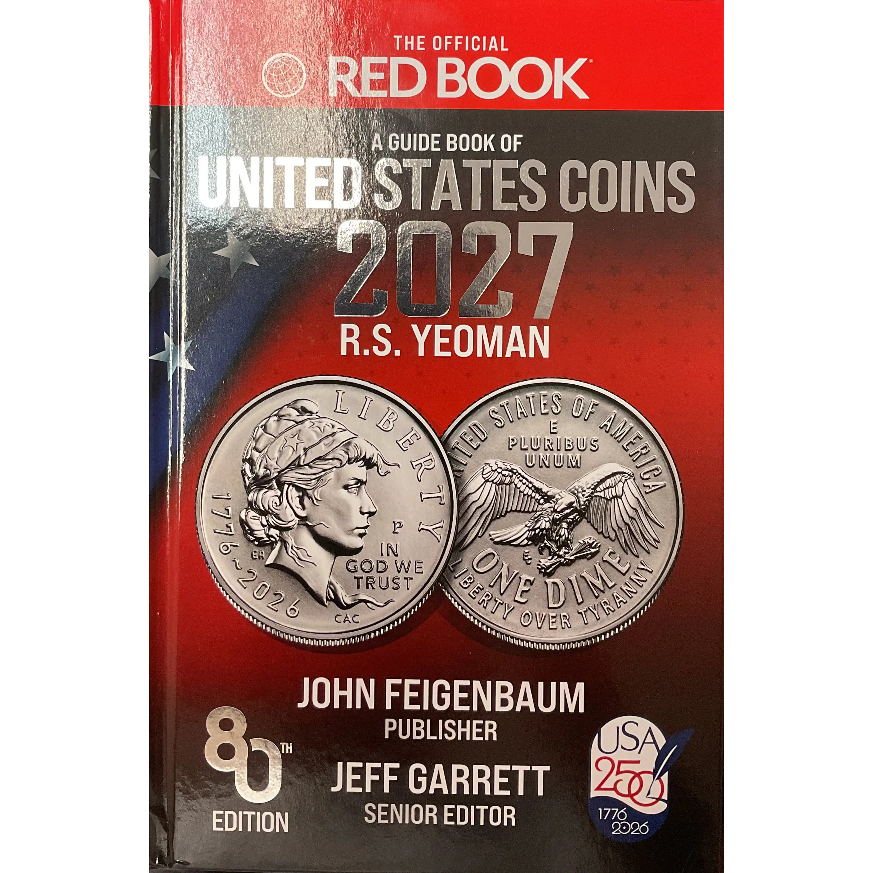 2027 250th Special Edition Soft Cover Redbook, Store #00097