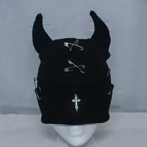 Devil horn beanie