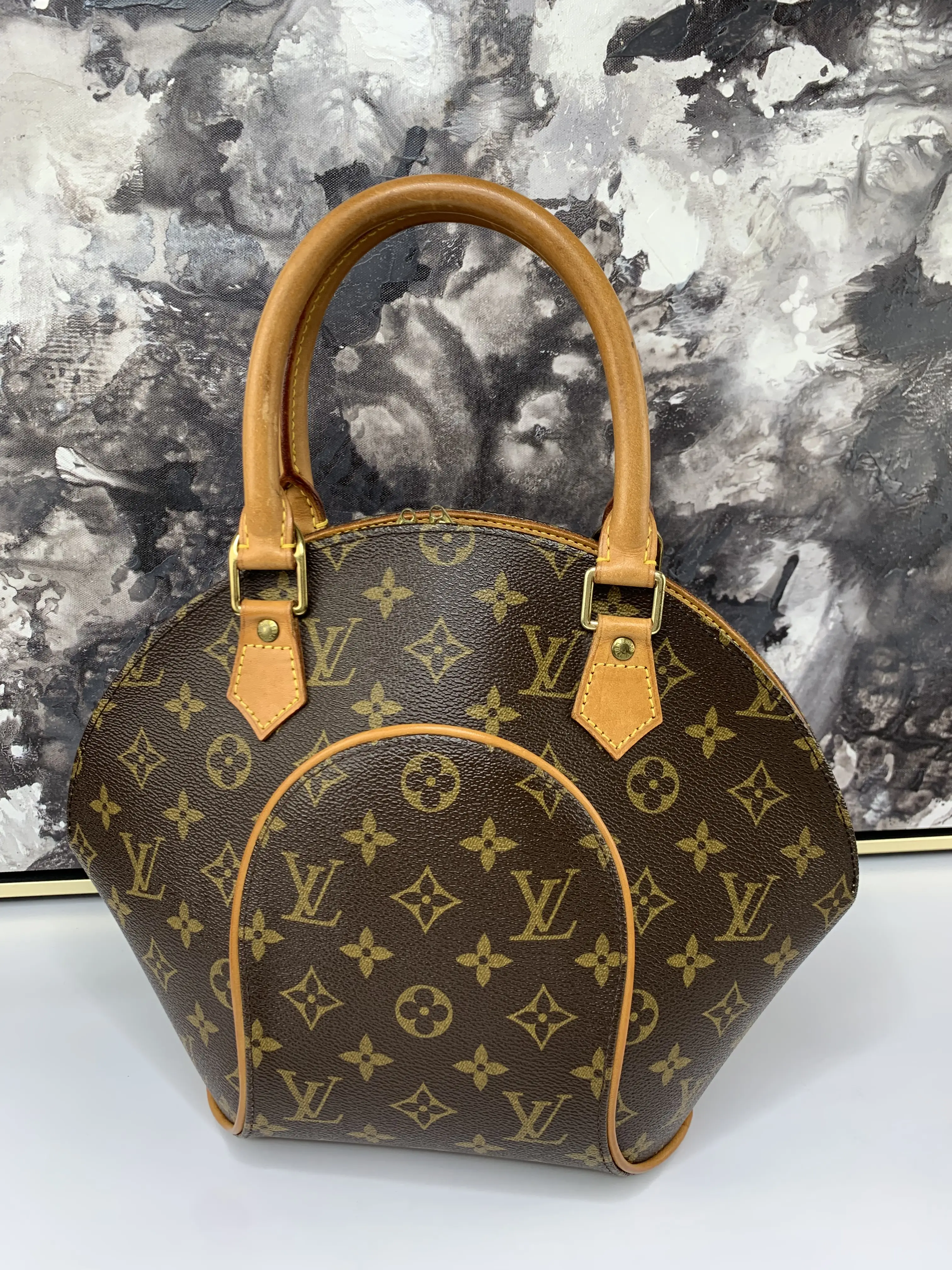 Pre-owned Louis Vuitton canvas Tote Bags Ellipse PM