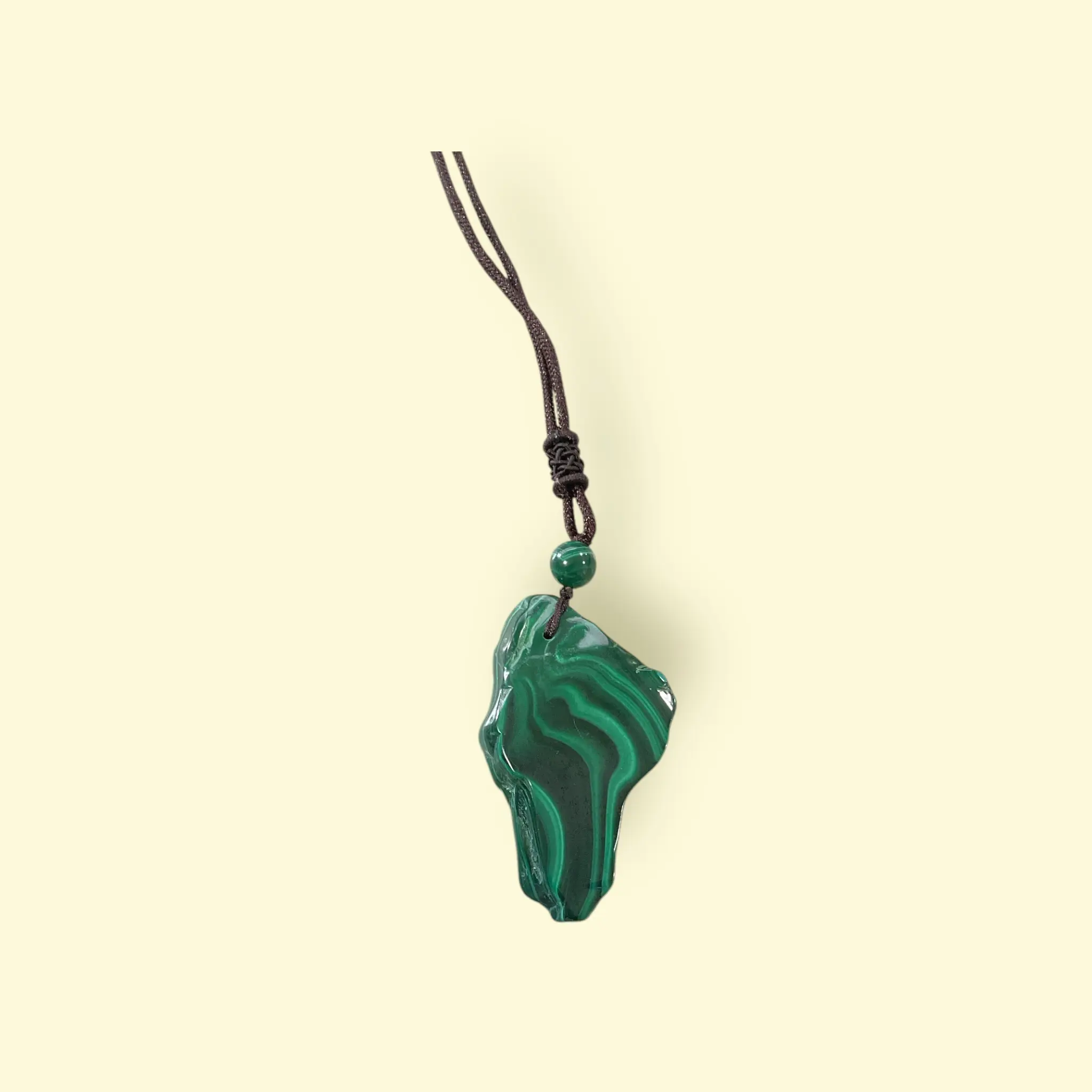 Malachite Pendants Unique Freeform