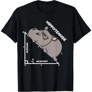 Funny Geometry Hypotenuse Math Mathematics Teacher T-Shirt