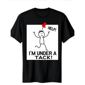 "Under A Tack" Pun Humor T-Shirt Unisex