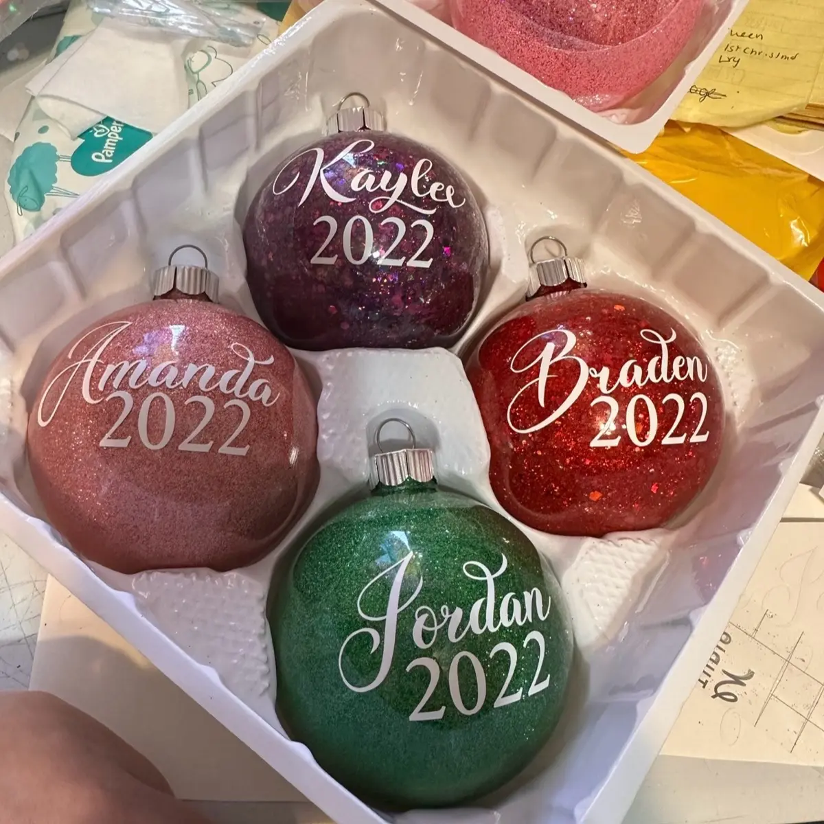 Personalized ornaments for home decor and gifting