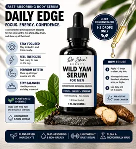 Wild Yam Men's Balance & Vitality Serum — Made in USA