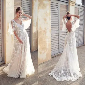 2025 White Dress New Style Sexy Lace V-Neck Backless Dress Minimalist Women’s Wear Aesthetic Breathable