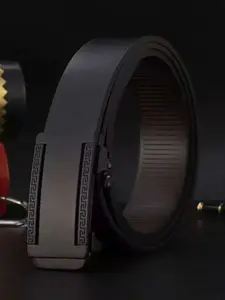 Men's Leather Belt Automatic Buckle, Business Casual Durable Waistband, Trendy Fashionable New Design, All Seasons Wear