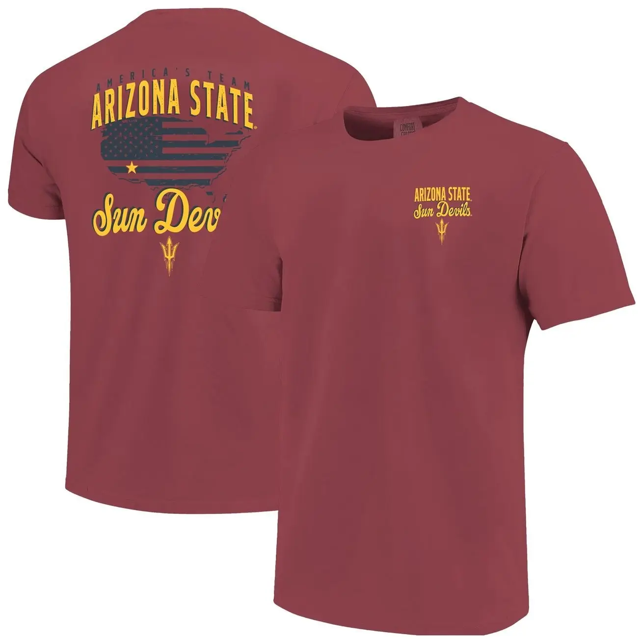 Arizona State Sun Devils America's Team T-Shirt - Maroon