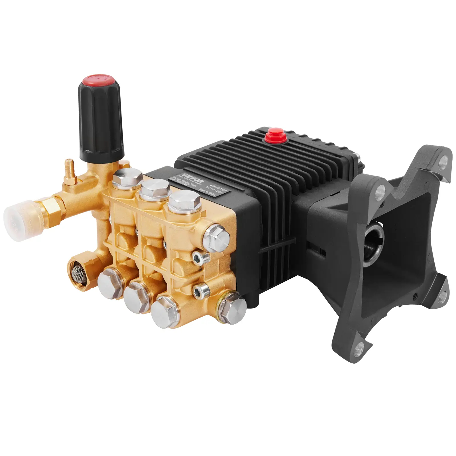 【Summerfinds】VEVOR Pressure Washer Pump 1" Shaft Horizontal Triplex Plunger4400 PSI4 GPM FlowReplacement Power Washer Pumps KitParts Washer PumpCompatible with Simpson MorFlex Models 402244022540226