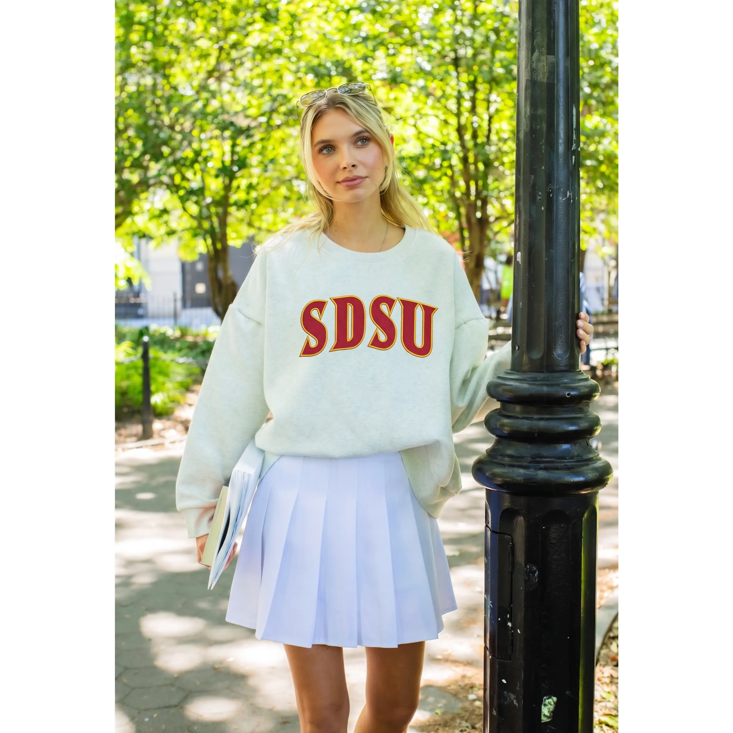 San Diego State University Fleece Crewneck