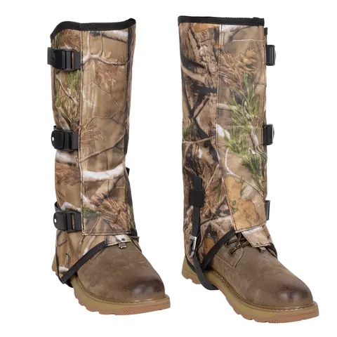Hikeen Unisex Camouflage 1000D Nylon Adjustable Leg Gaiters - Waterproof Seal, Bite-Safe, Snake Bite Protection, Dustproof, Shoe Accessories, Outdoor Hiking Gear for Snowy Expedition Adventurers