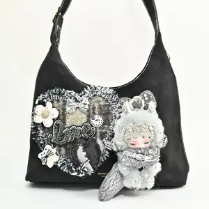 [XG Plush Doll Keychain] Original Design Handmade Custom Diamond-Studded Bag