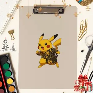 Pikachu Cute Foodie Sticker | Laptop sticker | Vinyl waterproof sticker | Gift for Game lovers