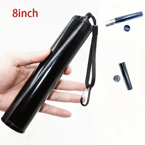 8 Inch High-Grade Aluminum Alloy Multi-Functional Storage Tube, Outdoor Travel Sealed Waterproof Container, Moisture-Proof Fishing Storage Tube, Canister