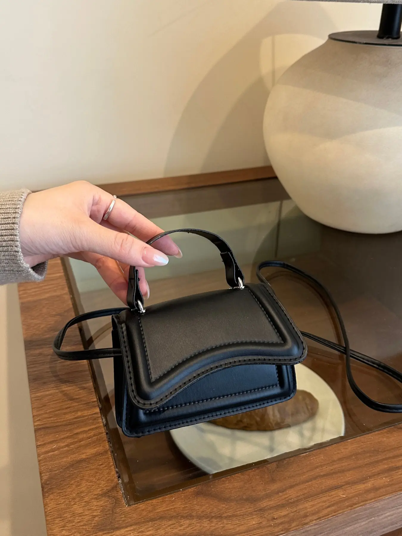 Women's New Small Handbag, Lightweight Plain PU Crossbody Bag, Versatile Shoulder Bags, Fashionable Party Accessory, Perfect Christmas Gift, All Seasons Use, Fashionable Versatile Purse, Crossbody Handbags