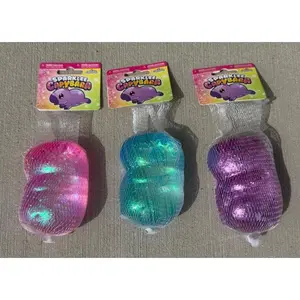 Sparkle Capybara Squishy Orb Toys