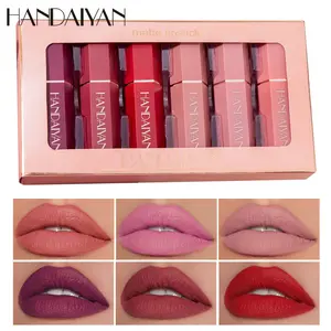 ELEGANT MATTE Lipstick Set -  soft, velvety texture that glides smoothly Lipgloss Glossy Lip Care Makeup Cosmetic