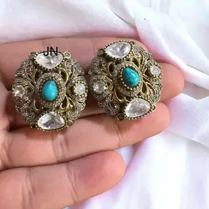 AD stud earrings