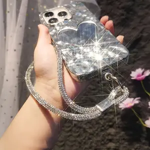 Stylish and Durable Phone Strap, Suitable for Various Scenes – Transparent Clip Bag Chain with Cup Holder, Perfect Gift for Friends, Travel & Shopping, Adjustable Phone Strap, Phone Strap Crossbody Adjustable, Phone Strap Luxury, Phone Case with Strap