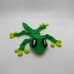 3D Printed Articulated Magnetic Gecko– Flexible Body Designed by Blob Lab