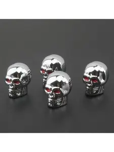 Skull Tire Valve Stem Covers