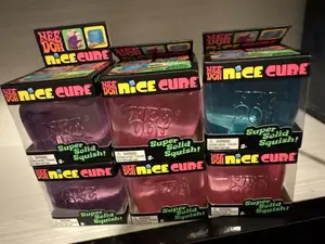 Super Solid Cube Squishy Toy, Soft Elastic Texture, Durable Flexible Compact Portable Stress Relief & Focus Helper
