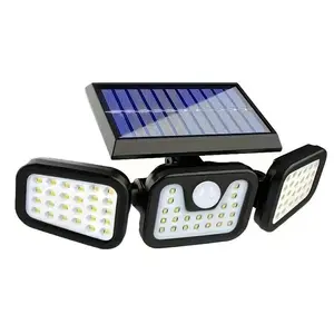 Commercial Street Solar Wall Sconce, 74LED with Motion Sensor, 270° Wide Angle Lighting, 3 Adjustable Lighting Modes for Garden, Patio, Street, Garage, Deck, Porch Lighting, Outdoor Pathway Lighting