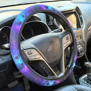 Disney Stitch Car Steering Wheel Cover - Durable & Easy to Clean - Perfect Gift for Disney Enthusiasts - Enhances Car Interior with Playful Stitch Design - Decor