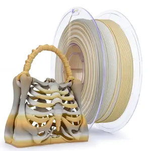 Ziro Enhanced Toughness Rainbow-Gradient Matte PLA 3D Printer Filament, 1.75mm Diameter for 3D Printing Supplies