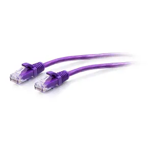 C2G C2G30189 3ft (0.9m) Cat6a Snagless Unshielded (UTP) Slim Ethernet Patch Cable - Purple