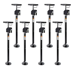Gaomon 8-Pack Steel RV Slide Out Support Jacks with Flat Top Support Blocks, 21"-49" Quick-Lift Adjustable, 40,000lbs Capacity, Drill & Hand Crank Compatible for Campers & RVs