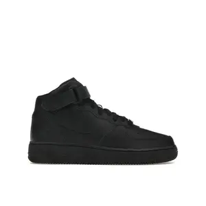 Nike Kid's Air Force 1 Mid Black, from StockX