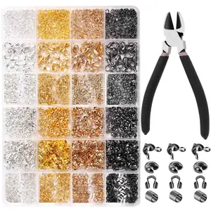 Jupwalz Crimp Beads Kit for Jewelry Making – The ultimate kit for creating professional-quality bracelets and necklaces, featuring all the essentials for crafting stunning jewelry.