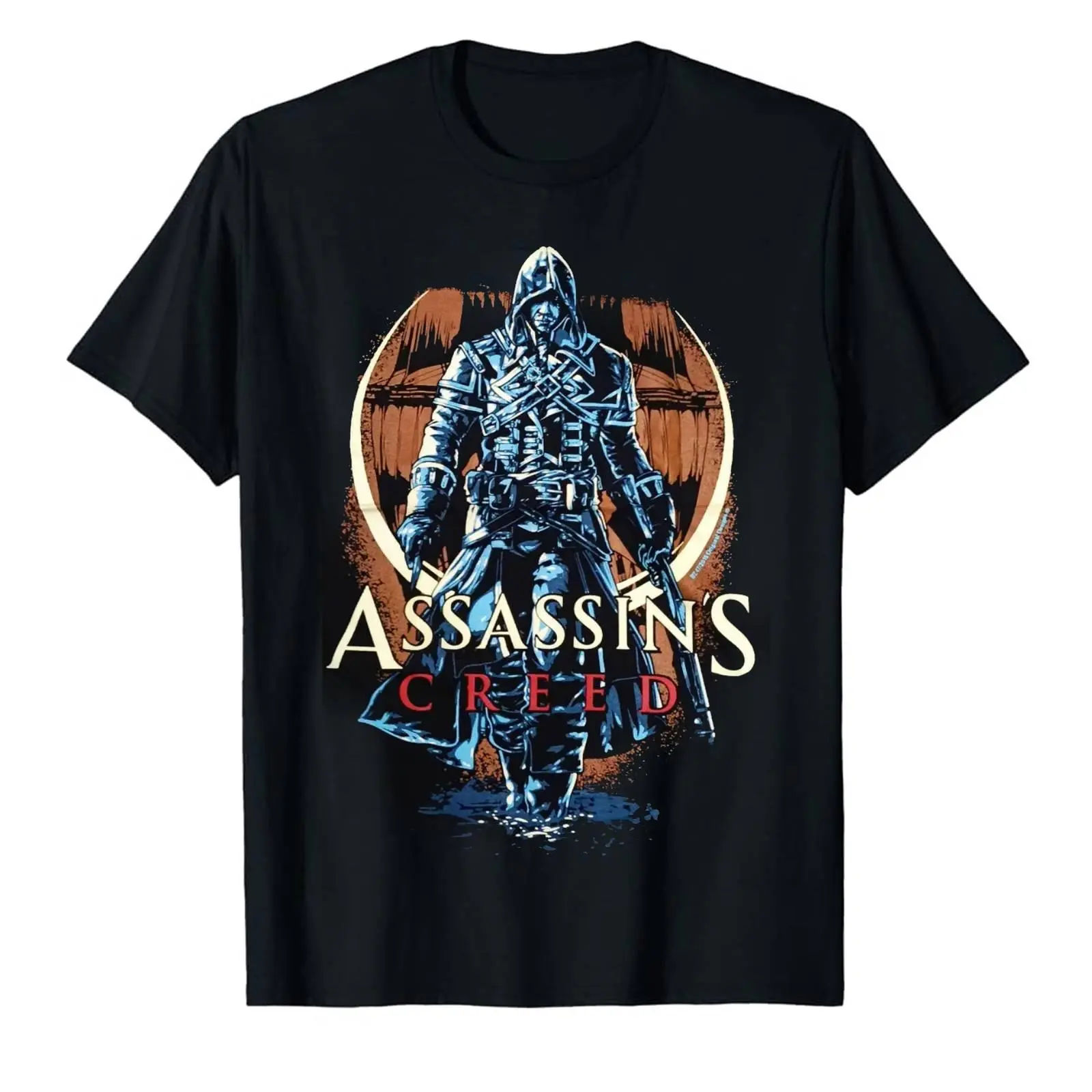 Assassin's Creed Black Flag Skull and Crossbones Gift For Fans T Shirt QA29703