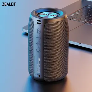 Zealot Portable Outdoor Waterproof Bluetooth-compatible Speaker, Mini Small High Volume Bass, 1800mah Long Battery Life, TF USB Aux Modes, USB Rechargeable Speaker