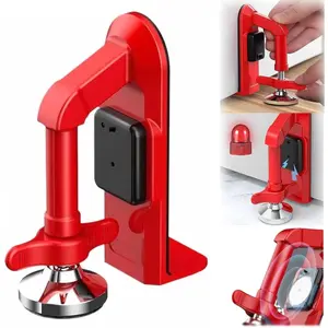 Portable Alarm Door Stop - 80dB Anti-Theft Security Alarm Door, Adjustable, Easy to Install, Suitable for Home, Office, and Travel Use