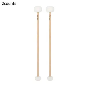 Double-ended Drum Stick, 2 Counts Multifunctional Percussion Instrument Mallet, Musical Instrument Accessories for Drum & Percussion