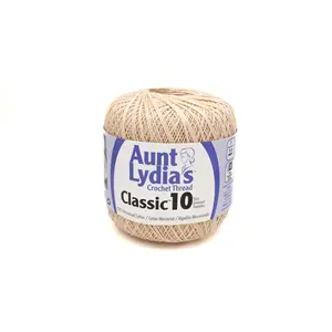 Aunt Lydia's Classic 10 Crochet Thread in Natural