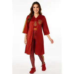 Women's Harry Potter Gryffindor Quidditch Costume with Cape and Leggings