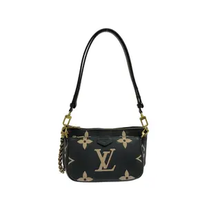 Pre-owned Louis Vuitton Calfskin Shoulder Bags Monogram Empreinte Multi Pochette Accessoires shoulder bag