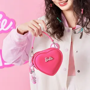 【Halloween Candy Pack】Barbie Love Jelly Handbag Crossbody Bag Handbag PVC Material Rose Red Mini Bag Sweet Style Bag  Bag High Quality, holiday gift leather  springtok,cozyvibes#Summervibes