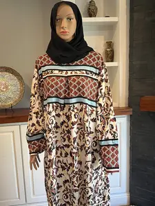 Linen Summer Dresses for Women Floral Pattern Long Sleeve Casual Style Ideal for Warm Weather Comfortable and Stylish