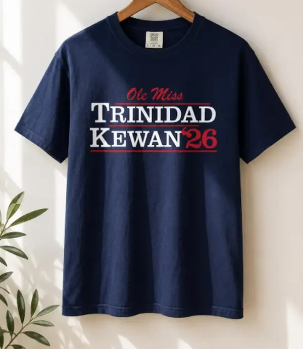 Trinidad Kewan Tshirt Ole Miss Heisman Campaign Shirt Football Season 2026 University of Mississippi Fan Apparel SEC Football Gameday Shirt